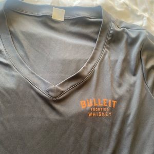 NEW V-Neck Ladies Long Sleeve Bullet Bourbon Tee